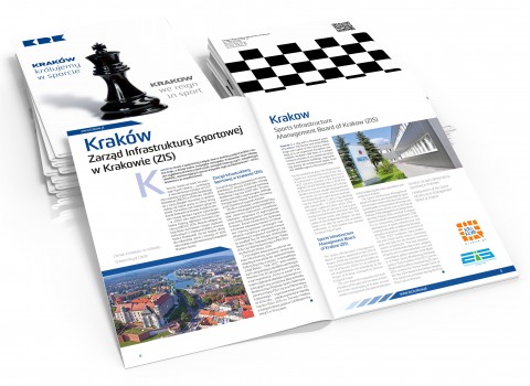 folder wizerunkowo-sponsorski ZIS &bdquo;Krak&oacute;w - kr&oacute;lujemy w sporcie&rdquo;